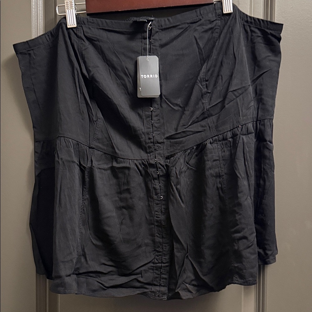 Torrid Black Mini skirt